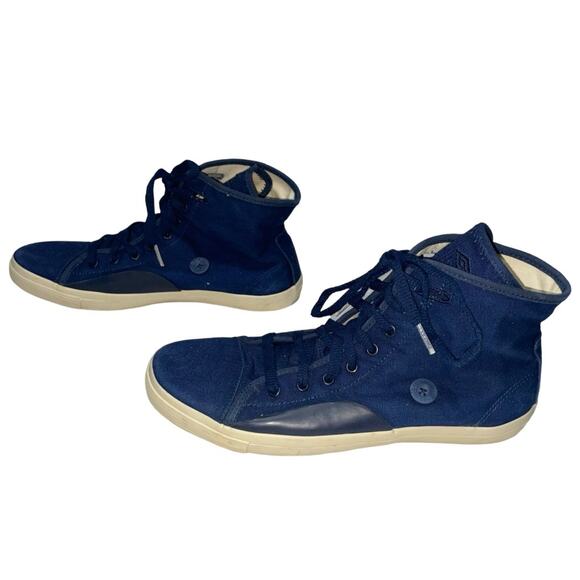 Umbro by Kim Jones Blue Canvas High Top Sneakers    Size: 8M - Picture 4 of 8